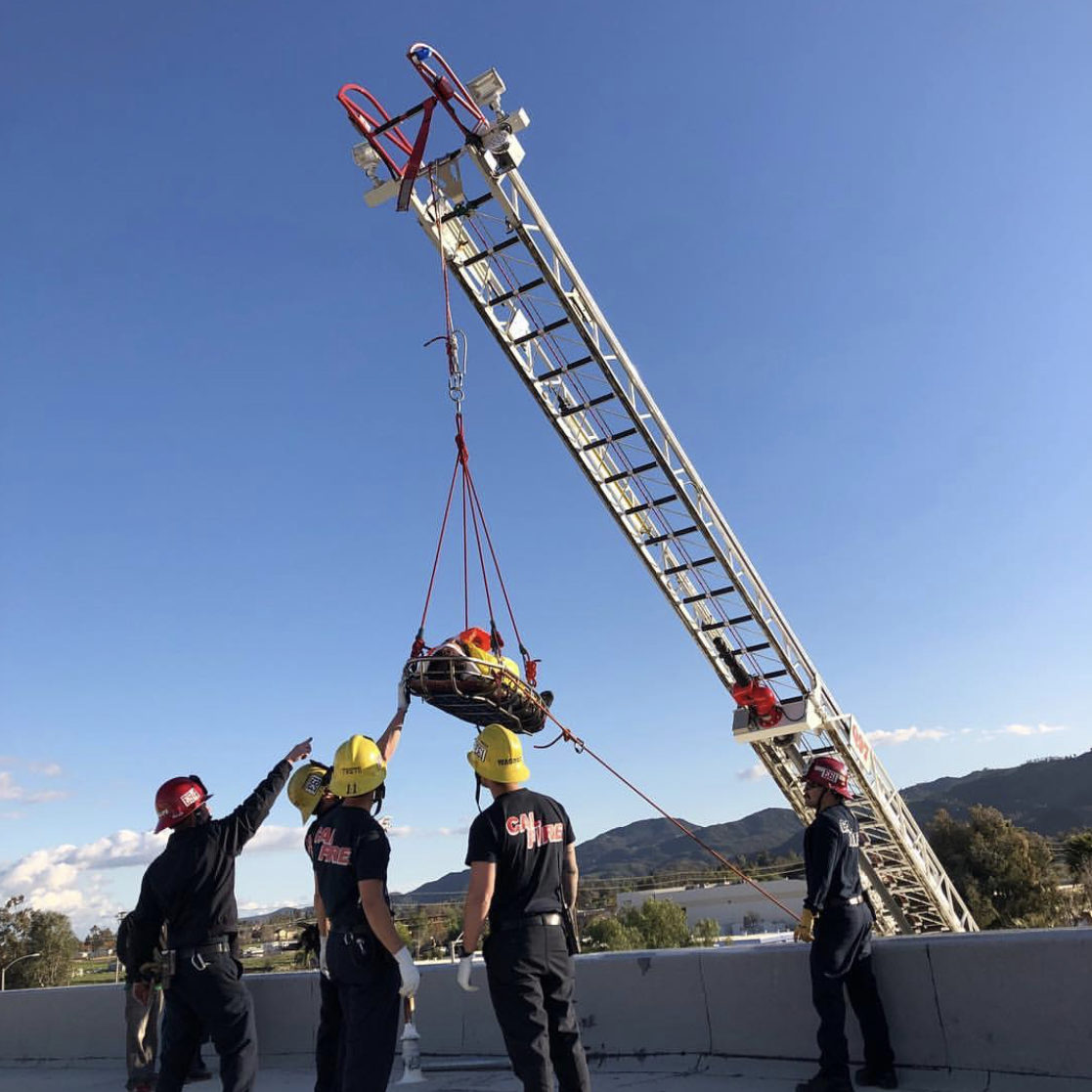 RRU ladder rescue training